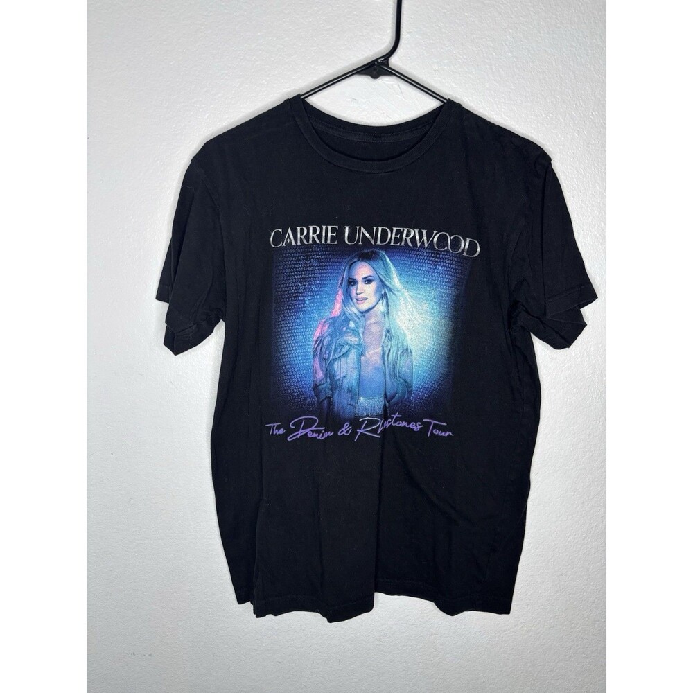 Carrie Underwood The Denim & Rhinestones Tour 2022-23 Concert T-Shirt Size M